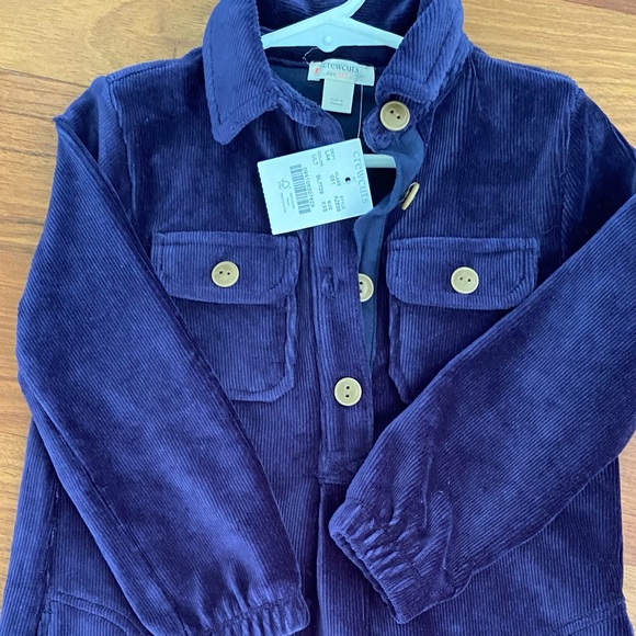 NWT J. Crew Crewcuts Navy Blue Corduroy Field Dress - Picture 2 of 2
